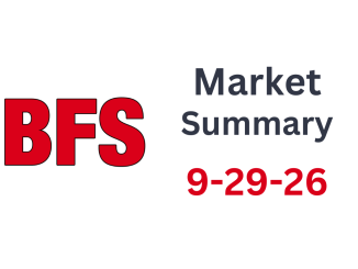 Market Summary for September 29th 2026